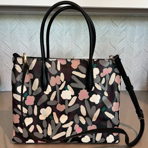 Kate Spade - Eva Fete Floral - Medium Size - Top Zip - Satchel - Picture 2 of 3